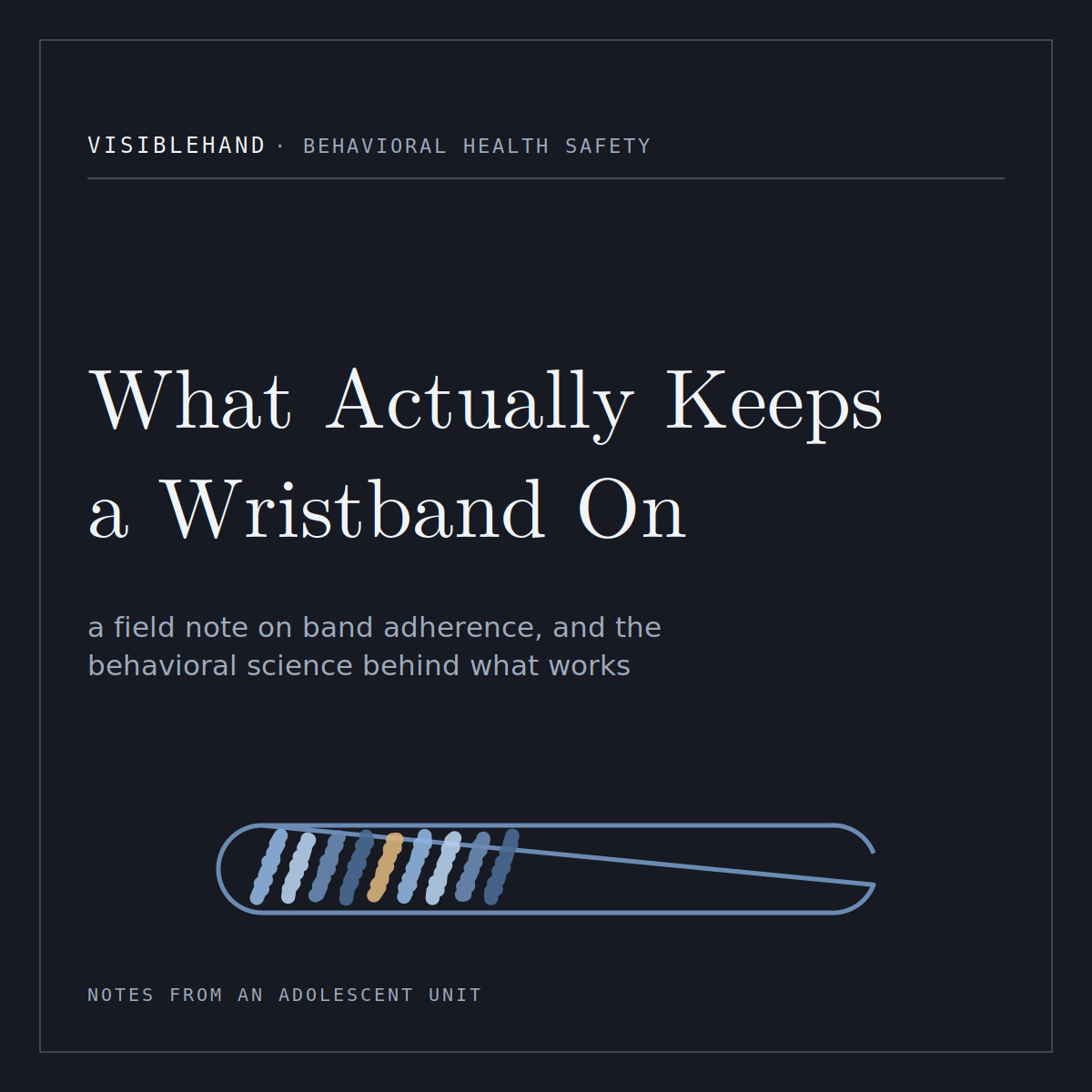 What Actually Keeps a Wristband On